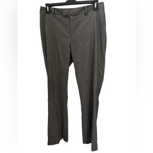 Banana Republic Gray Striped Dress Pants Size 12